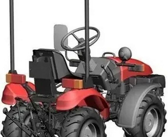 Минитрактор МТЗ Беларус 152 (c двигателем RATO R420E) full